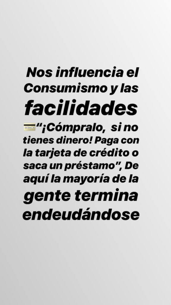 consumismo y las facilidades