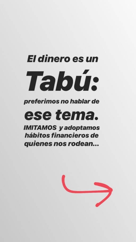 el dinero es un tabu